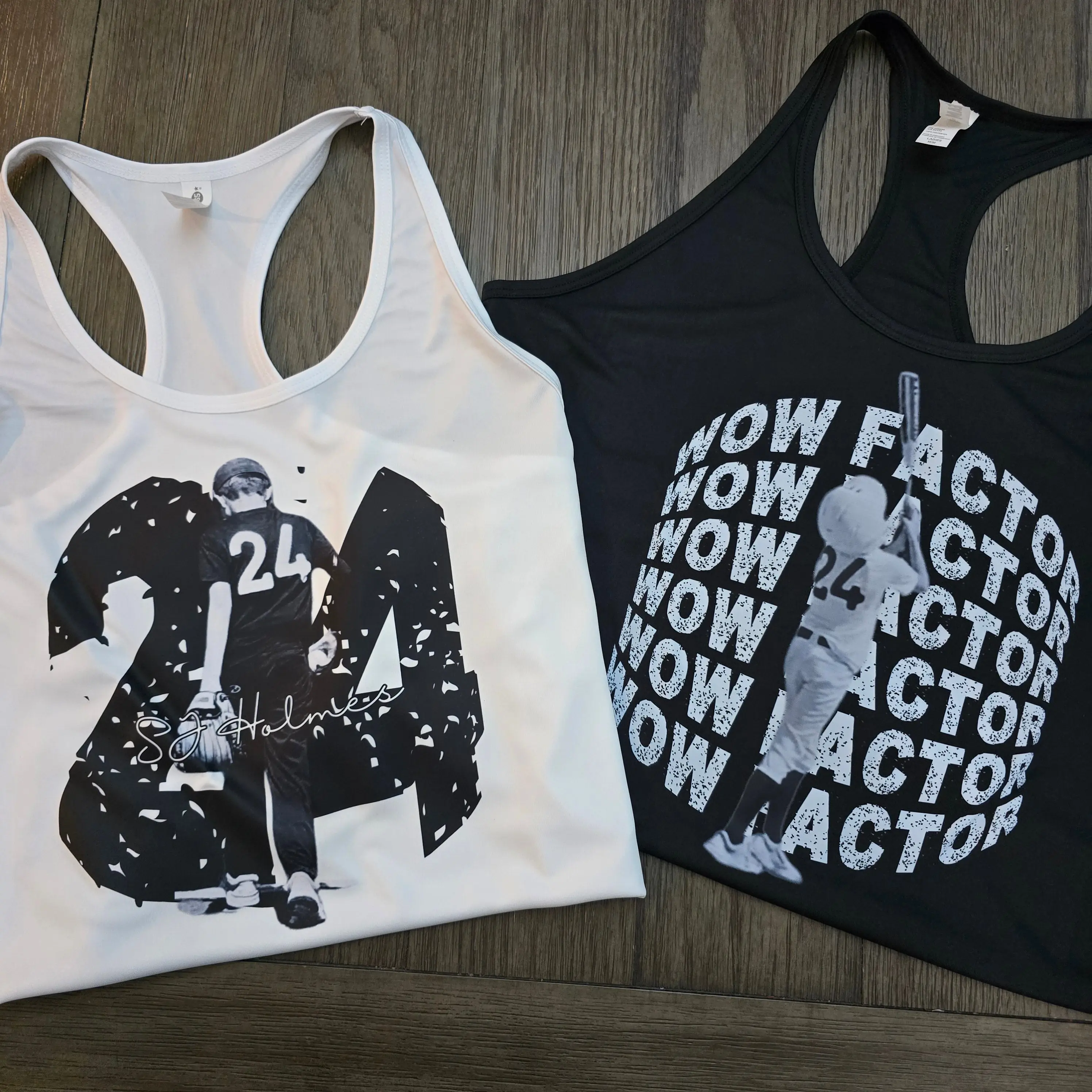 *CUSTOM* B&W Fan Tank Top