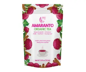 Amaranto - Organic Tea, Globe Amaranth, Cinnamon, Nettle, Hawthorn, Soursop Leaf- Healthy Drink Traditional Natural