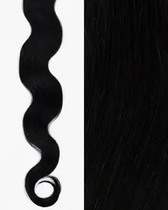 Signature Tape-In, Wavy | Jet Black #1