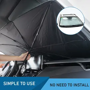 Portable car sunshade, windshield sunshade, foldable windshield sunshade, car exterior accessories, daily car windshield cooling umbrella,Car Window Shades