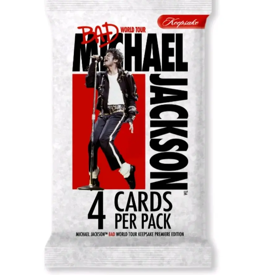 2025 Keepsake Micheal Jackson Bad World Tour Hobby Pack (RIPPED LIVE)
