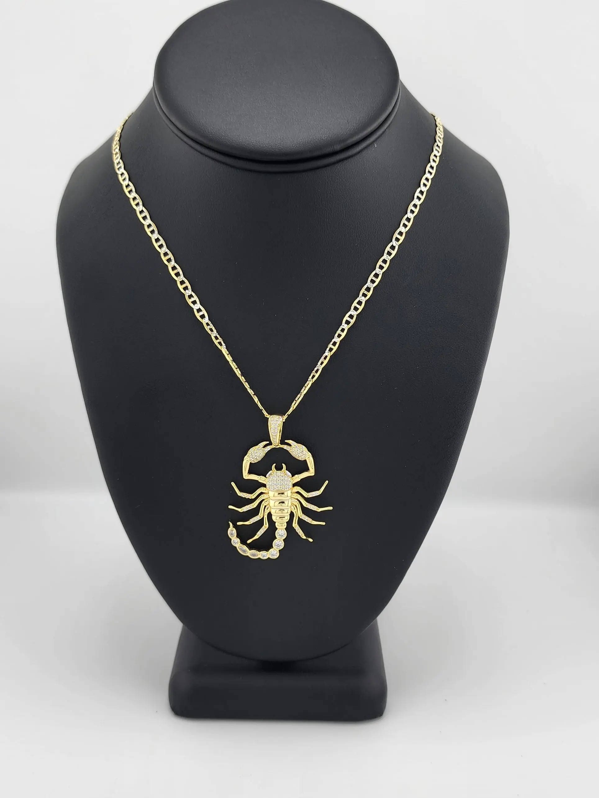 Brand New Sterling Silver 925 Scorpion Necklace
