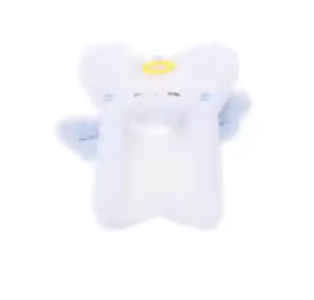 Cutesy Angel with Halo K-Pop Photocard Holder Keychain High-Quality Paper Compact Design for K-pop Fans and Collectors