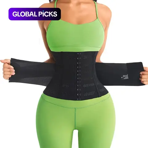 Women's Sports Waist Trainer Belt, Waist Trimmer, Corset Waist Trainer Belt, Sweat Belt for Men & Women, Athletic Accessory #GLOBAL PICKS