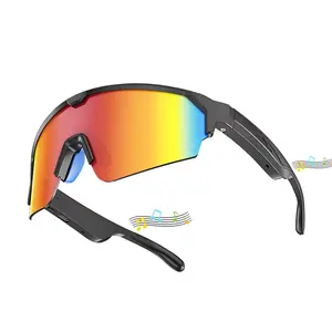 Smart glasses for Men Women - Smart Glasses with Open-Ear Speakers, Voice Assistant, Touch Control, Polarized Lens, Magnetic Charging, 5-6H Playtime for Cycling, Running, Driving, Golf