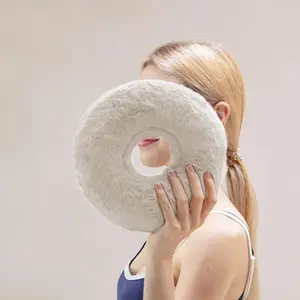 Ear Pillow for Side Sleeping, Ear Hole Piercing Pillow Memory Foam Fluffy Pillows for CNH and Ear Pain Ear Inflammation Pressure Sores, Travel