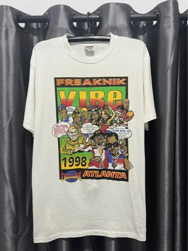 Freaknik Vintage Graphic Tee VTG 1998 Atlanta Rap Tee Puff Daddy Master P Shirt Retro '94 Atlanta Tee 90s Streetwear Throwback