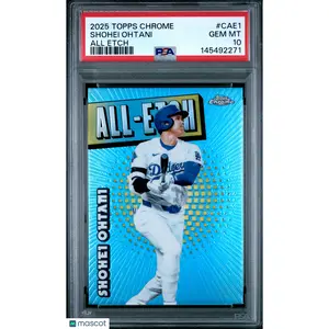 2025 Topps Chrome All Etch Shohei Ohtani #CAE1 PSA 10