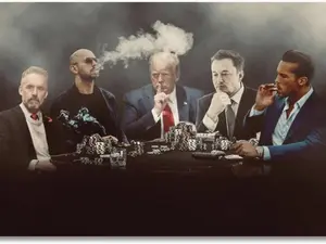 Andrew Tate Donaaald Trrruuump Elon Musk Poster, The Big Men Poster, 90s Wall Art Room Aesthetic Posters Without Framed