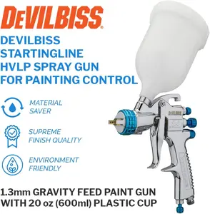 DeVILBISS StartingLine Gravity Spray Gun HVLP