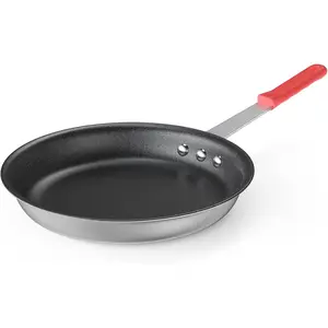 Heavy-Gauge Aluminum Nonstick Skillet 8/10/12/14 Inch – Ceramic-Coated Induction Frying Pan with Stainless Steel Handle, Oven & Dishwasher Safe for Eggs, Omelets & Daily Cooking