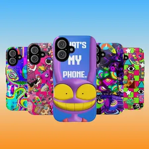 The Amazing Digital Circus Phone Case: Pride Month Jax Bunny That's My Phone Glitch Aesthetic Cover Compatible with iPhone X, 11, 12, 13, 14, 15, 16, 17 & Samsung