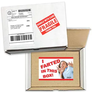 Farted in this Box Surprise Prank Mail Gag Gets Sent Directly to Your Recipient, 100% Anonymously!