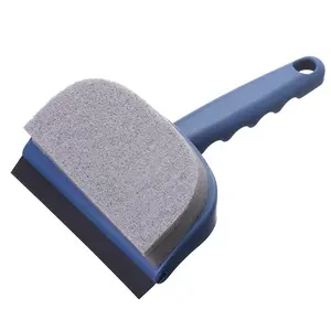 Silicone Water Wiper Plate Glass Cleaner Scraper Car Windshield Cleaning Squeegee For Car Windshield Window Bathroom Kitchen Brush Sponge squeegee