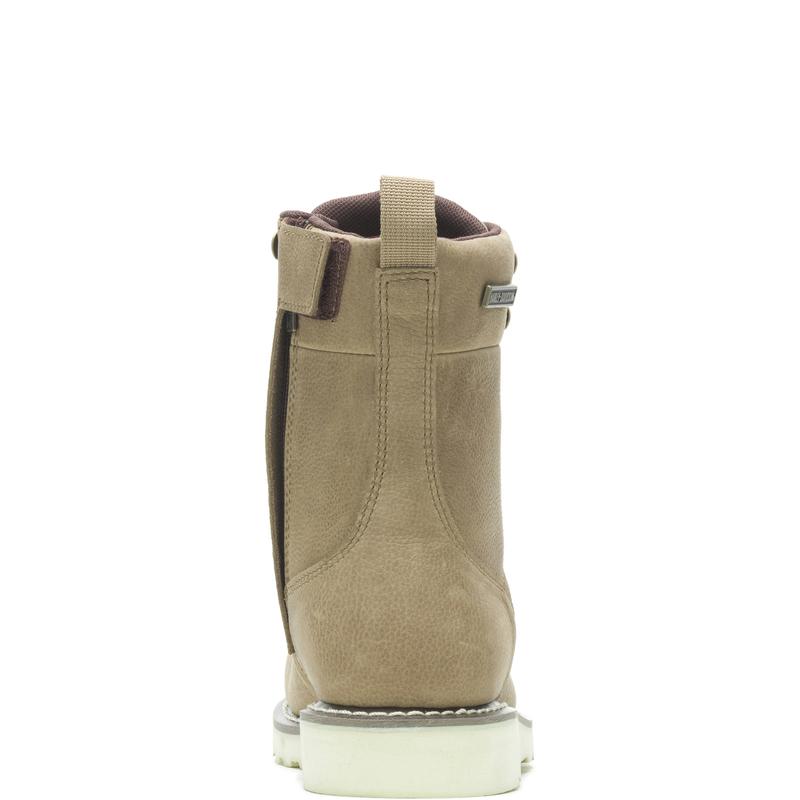 Harley-Davidson Denway 7" D87232 Womens Beige Leather Motorcycle Boots