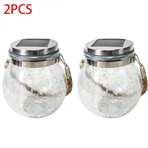Solar crack light, home hanging landscape light, IP65 crack shaped light, fantasy crack glass decorative light, holiday atmosphere light, essential decoration gift, Solar Decorative Lights