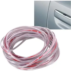 32Ft(10M) Clear Car Door Edge Protector Anti-Collision Car Door Entry Guard Protective Strip No Glue Automotive Trim Doors Edge Guard