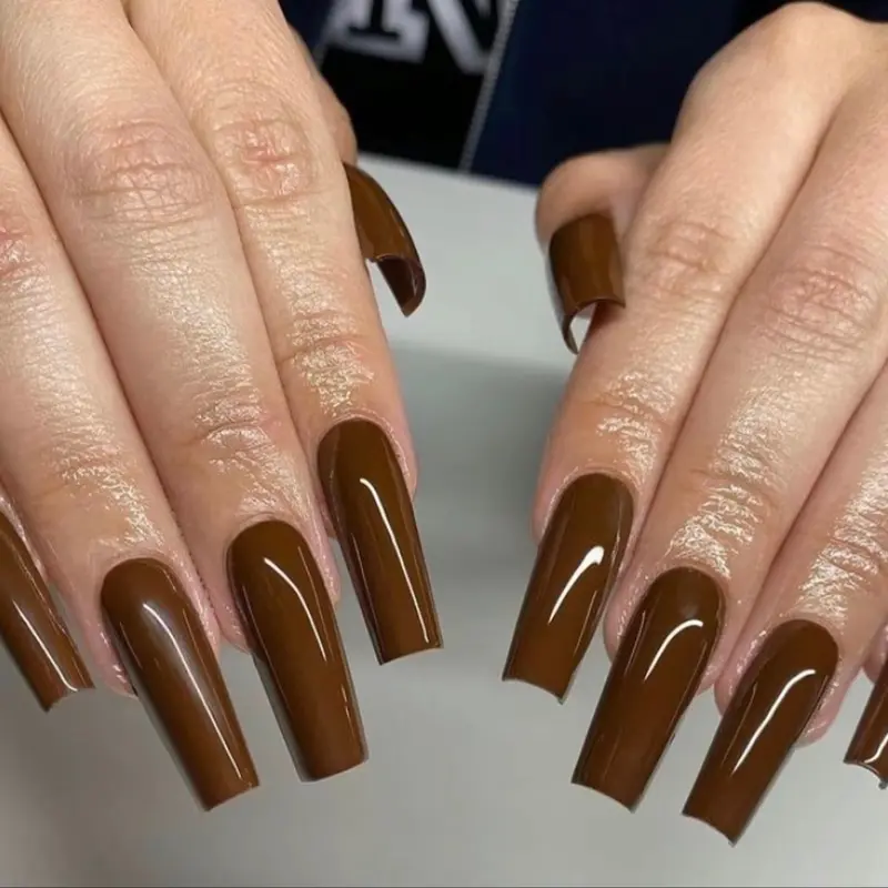 DND DC Spice Brown 53 Gel and Lacquer Duo nail care nail art