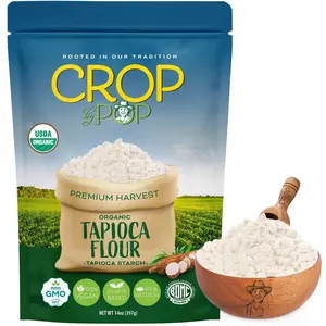 CROP BY POP - Organic Tapioca Starch, (Parent) USDA Organic & Non GMO Certified - Plant Based, Vegan, Kosher Grain Flour
