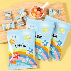 HEHEFOOD 5-Flavor Candy Blind Box - Sweet Sour Bitter Salty Spicy Fun Snack for Parties & Gifts, 22g x 5 Packs