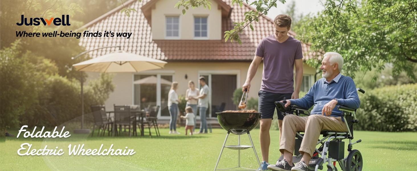 Foldable Electric Wheelchair for Adults, Lightweight Motorized Chair with 15/30 Mile Range, All-Terrain, /300350 lbs Support Foldable Electric Wheelchair for Adults, Lightweight Motorized Chair with 15/30 Mile Range, All-Terrain, /300350 lbs Support