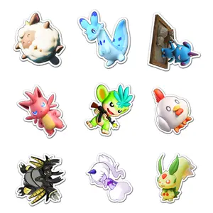 Palworld Pack 9 PCS Sticker Vinyl, G Car Wall Kid Phone Book Stickers, Funny Sticker Decal Decor