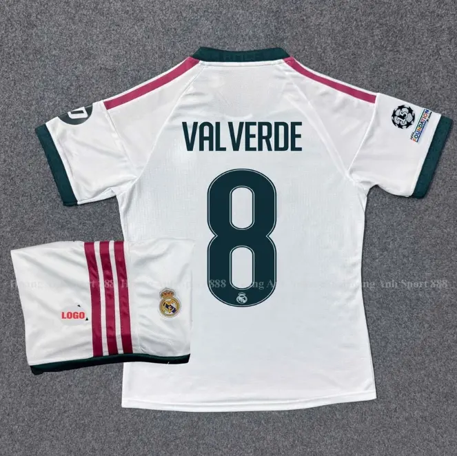 White Gold Soccer Jersey Set – Classic Short Sleeve Football Kit, Breathable Sportswear for Men Women