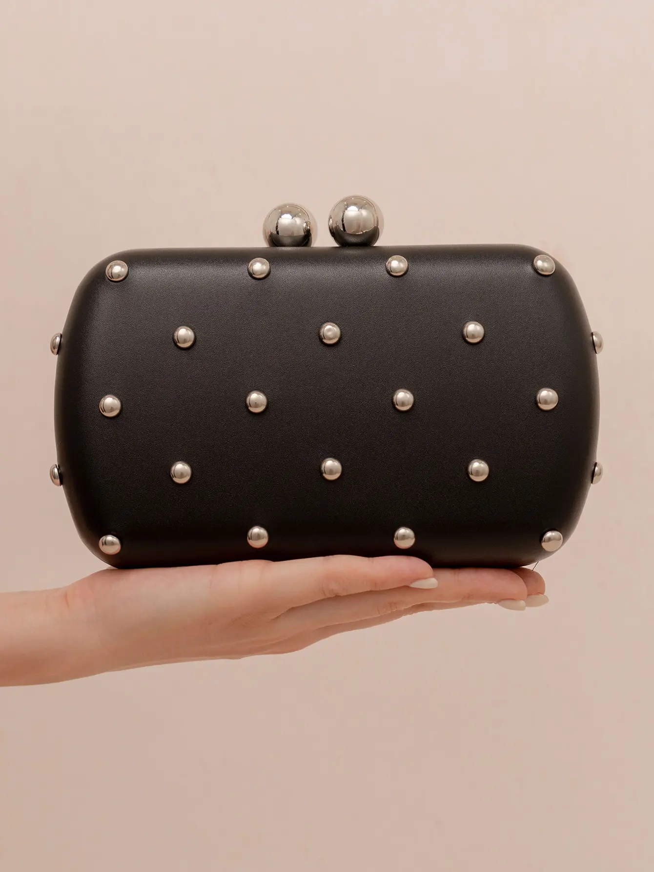 Fashion Unique Evening Clutch Acrylic Handbag Pu Leather Bag
