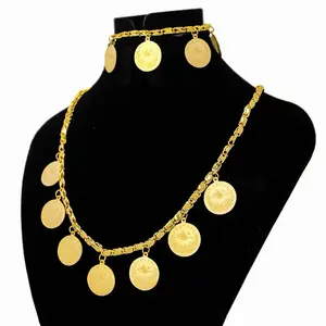 Gold Coin Necklace & Bracelet Set Gold Coin Necklace & Bracelet Set
