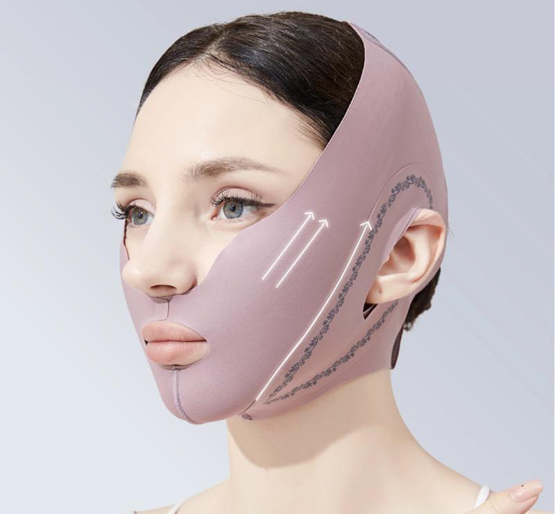Full Face Lift V-Line Sculpting BANDAGE: Anti-Sagging Strap for Double Chin Nasolabial Fold Tightening