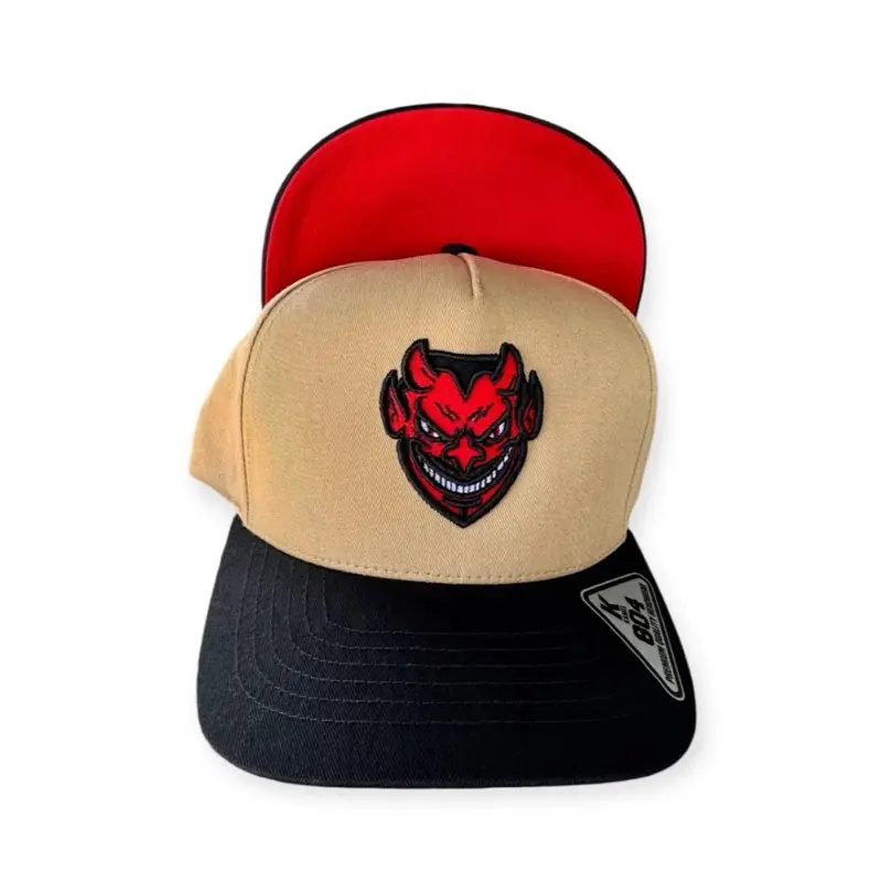 Alusive Brand La Chamukiza Hat with Red Devil Logo and Mexican