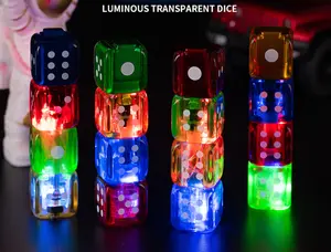2026 Spring & Summer New Style Transparent Colorful Dice Lighter, Creative Design, Perfect for Gifting.
