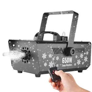 fathersdaygift VEVOR Snow Machine, 650W Wireless Remote Control Snow Maker Machine with 1L Tank High Output Portable Premium Artificial Snowflake Machines for Christmas Holidays Parties Wedding Stage Effect