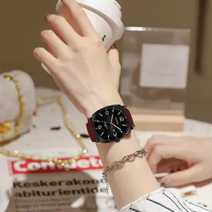 Fashion watch, casual and stylish design, open dial watch with a silicone strap—waterproof and luminous, suitable for all occasions and an excellent gift for women.