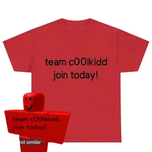 Team c00lkidd Join Today, Roblox, Hacker, Forsaken, Gamer Apparel, Gaming T-Shirt for Gamers, Unisex Tee