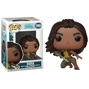 Funko Pop! Raya Warrior Pose, Raya and the Last Dragon 999 Vinyl Figure in PopShield Protector