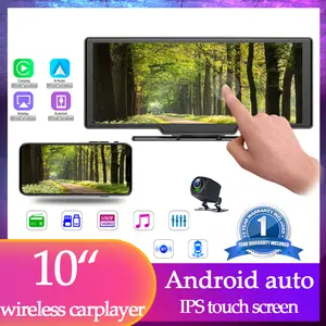 SP-880 10'' Car Radio MP5 Player Wireless CarPlay Android Auto Dual Mode Bluetooth 5.0 FM Transmitter 4K Video 1600x600 IPS Touchscreen