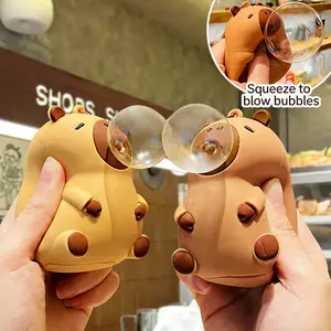 Cute Bubble Capybara Squeeze Toy FunSensory Stress Relief Classroom Prizes DeskDecor Party Gift Perfect Christmas Present for Kids