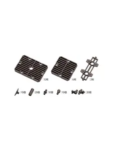 Kotobukiya HG087 Hexa Gear Block Base 06 Slat Plate Option Building Blocks Set, Plastic Model Kit for Farm Animal & Poultry Supplies, Brick Building Sets