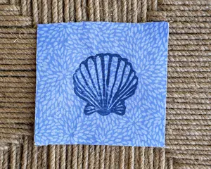 Shell Sew-On Patch