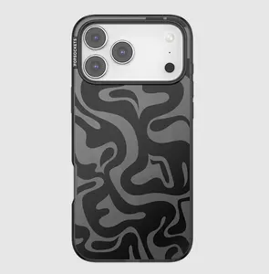PopSockets Swirl Smoke MagSafe Protective Casing for iPhone 17 Pro Max - Cellphone Protector, Tech Accessory, Handheld Electronics Accessory for Smartphone Protection