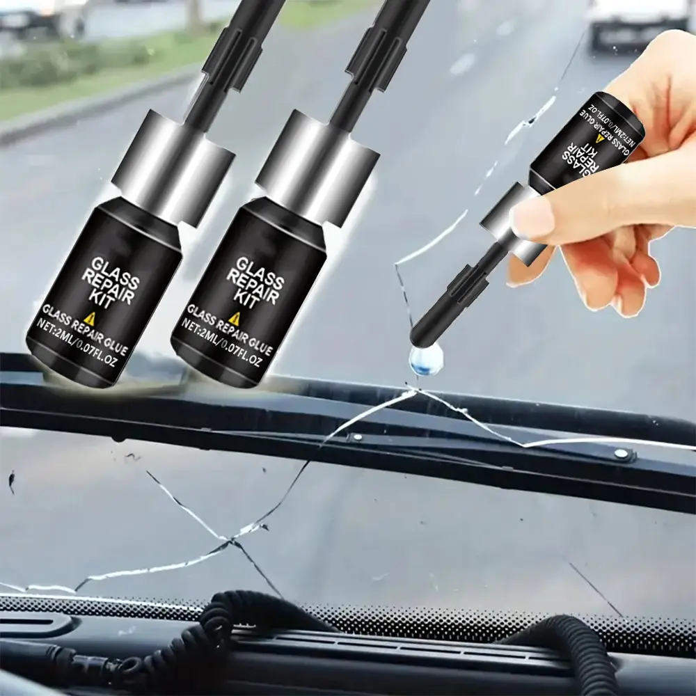 Car Windshield Crack Repair Resin Kit Vehicle Glass DIY Windscreen Tool Easy To Use Automotive Glass Nano Repair Fluid Scratch Remover