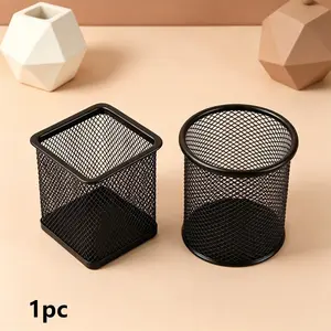 Grid pen holder with large capacity for storing pens, student stationery pen holder, pen holder, storage box, office supplies, pen bucket