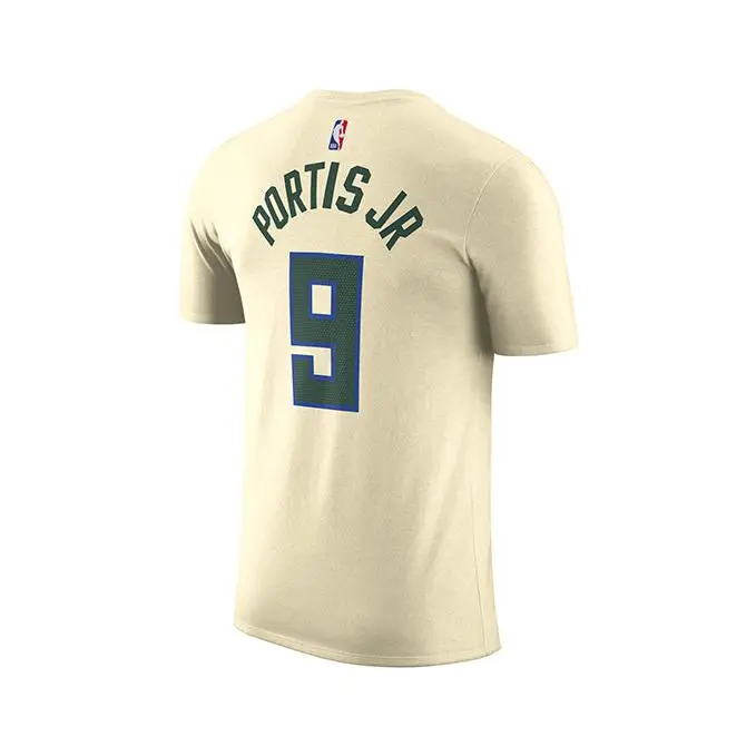 Nike 2025-2026 City Edition Bobby Portis Jr Milwaukee Bucks T-Shirt