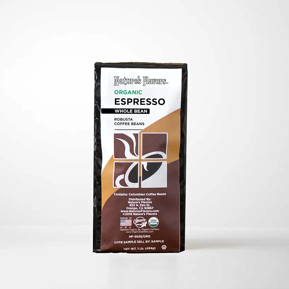 Organic Robusta Espresso Coffee Beans