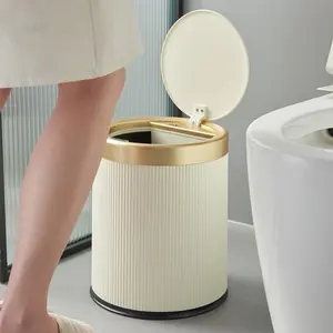 KCALEFV Smart Induction Wastebasket with Automatic Touchless Lid, Waterproof Trash Bins, 3 Gallon Small Trash Can, Technology Sensor Waterproof Wastebasket Plastic Wastebasket for Kitchen, Bathroom, Bedroom, Living Room, Office and Outdoor Gifts for Mom
