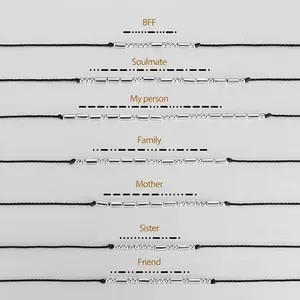 Morse Code Necklace & Bracelet