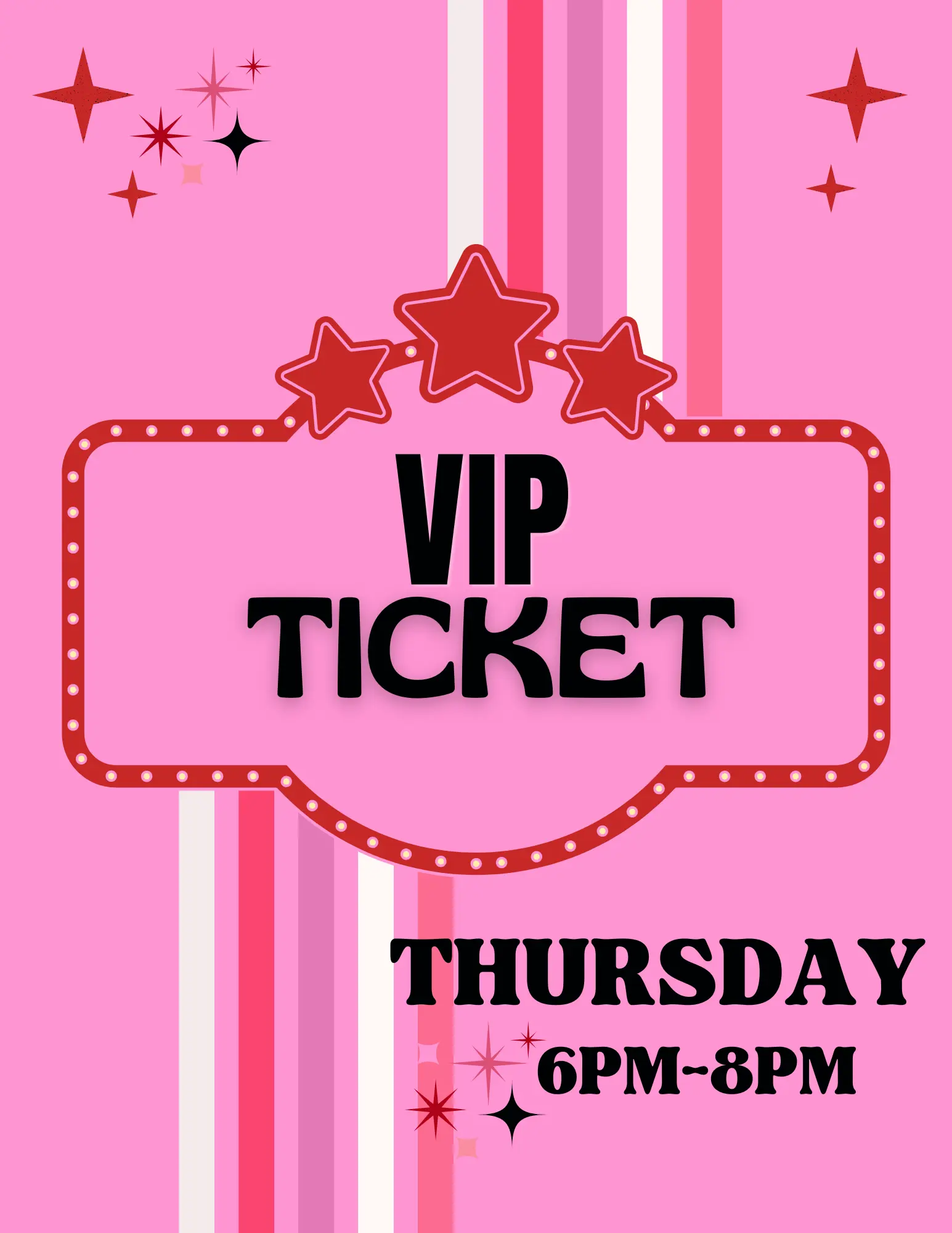 VIP Warehouse Sale Ticket