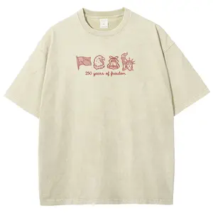 USA 250th Anniversary Vintage Tee 90s Graphic Tees Men's t Shirts Graphic Tee t Shirts Funny Graphic Tee Good Graphic Tees Men's Graphic Tees Streetwear Outfits Men Vacation Outfits Oversized Tshirt Men