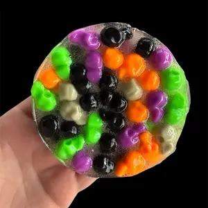 Remeltable Skull Pit Pick 40 Mini Skulls Melt & Reset Up To 35x Sensory Fidget Pad for Anxiety Relief & Fidgeting